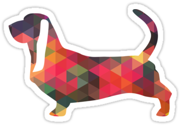 Happy Birthday To You Sung By Elvis The Hound Dog - Basset Hound (375x360)