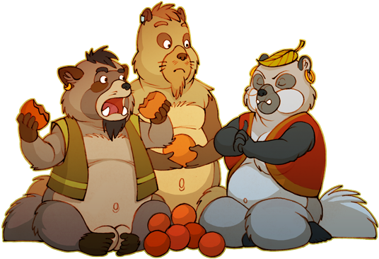 Ghost 59 5 Tanuki-san By Katerinich - Pom Poko Png (550x382)