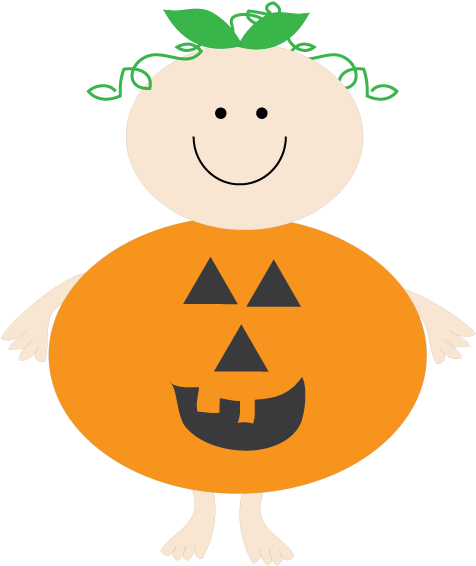 Baby Halloween Clipart - Baby Halloween Clip Art (505x595)