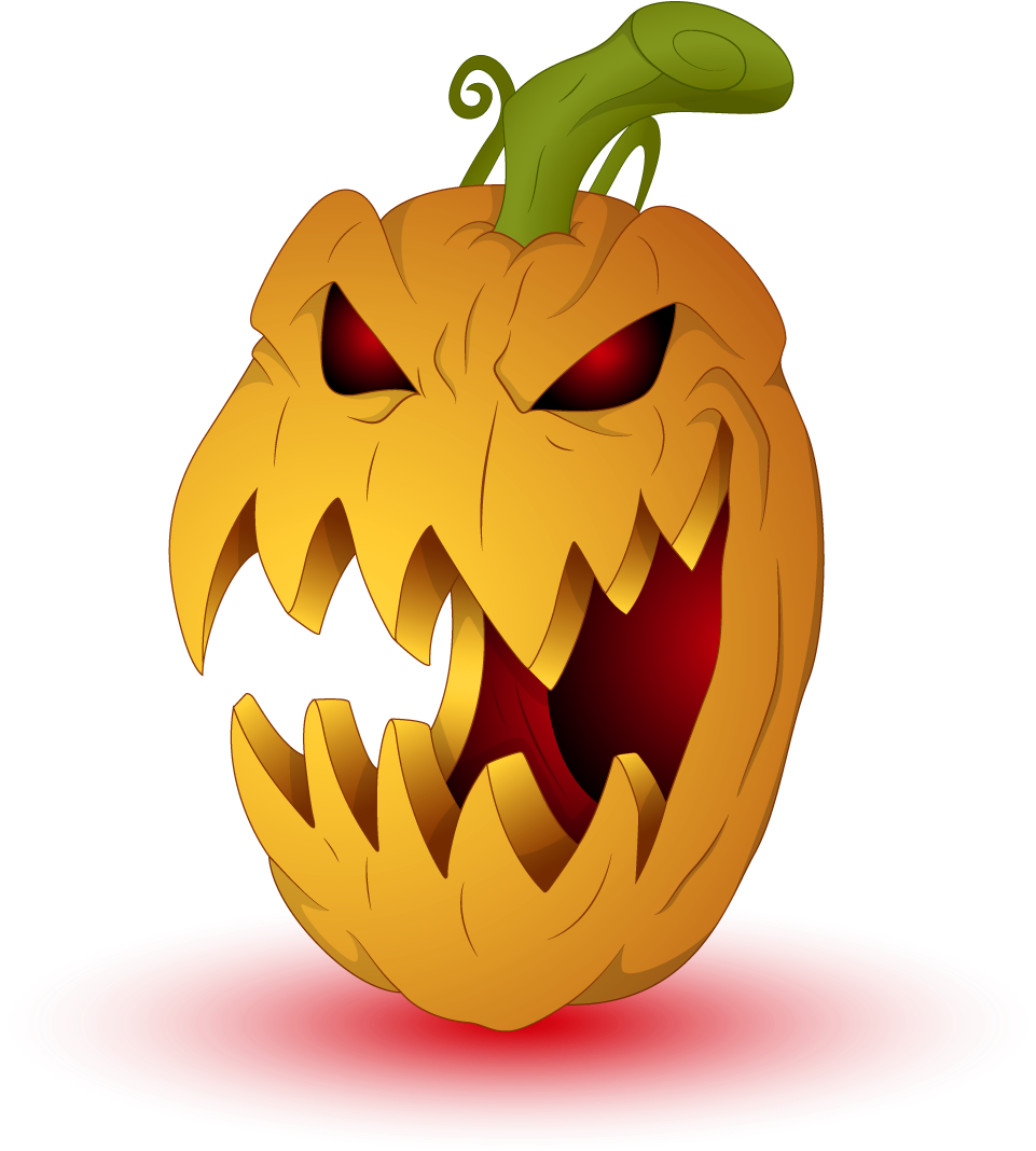 Scary Pumpkin Clip Art - Scary Pumpkin Png (1031x1122)