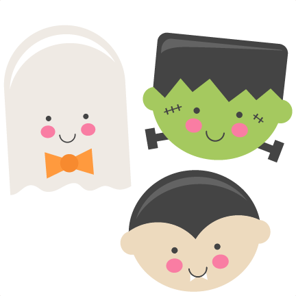 Adorable Clipart Halloween - Cute Halloween Clipart (432x432)