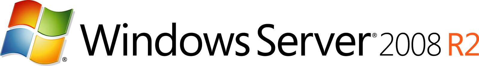 I Downloaded Sp2 For Windows Server 2008 From The - Windows Server 2008 R2 Logo (1600x222)