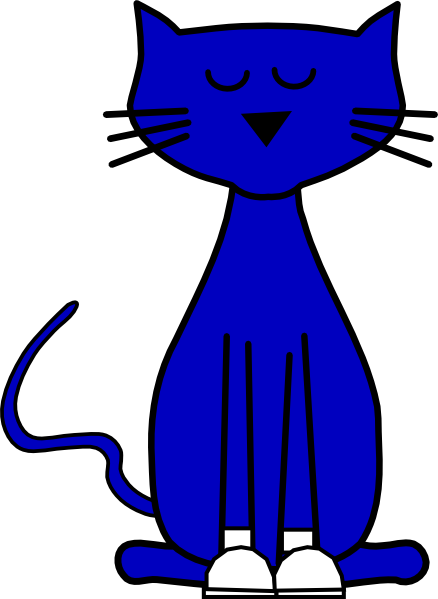 Pete The Cat Clipart (438x599)