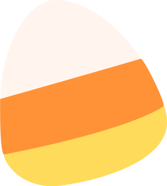 Candy Corn Corn Outline Clipart - Candy Corn With Black Background (329x366)