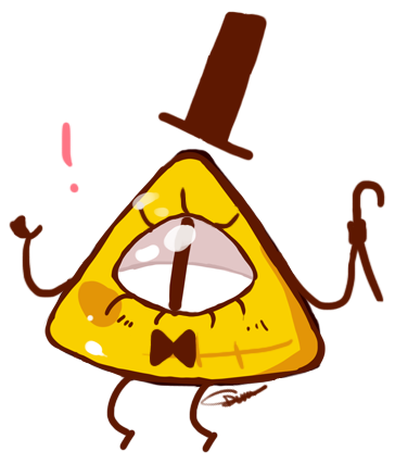 Clip Art Candy Corn - Gravity Falls Bill Chibi (518x515)