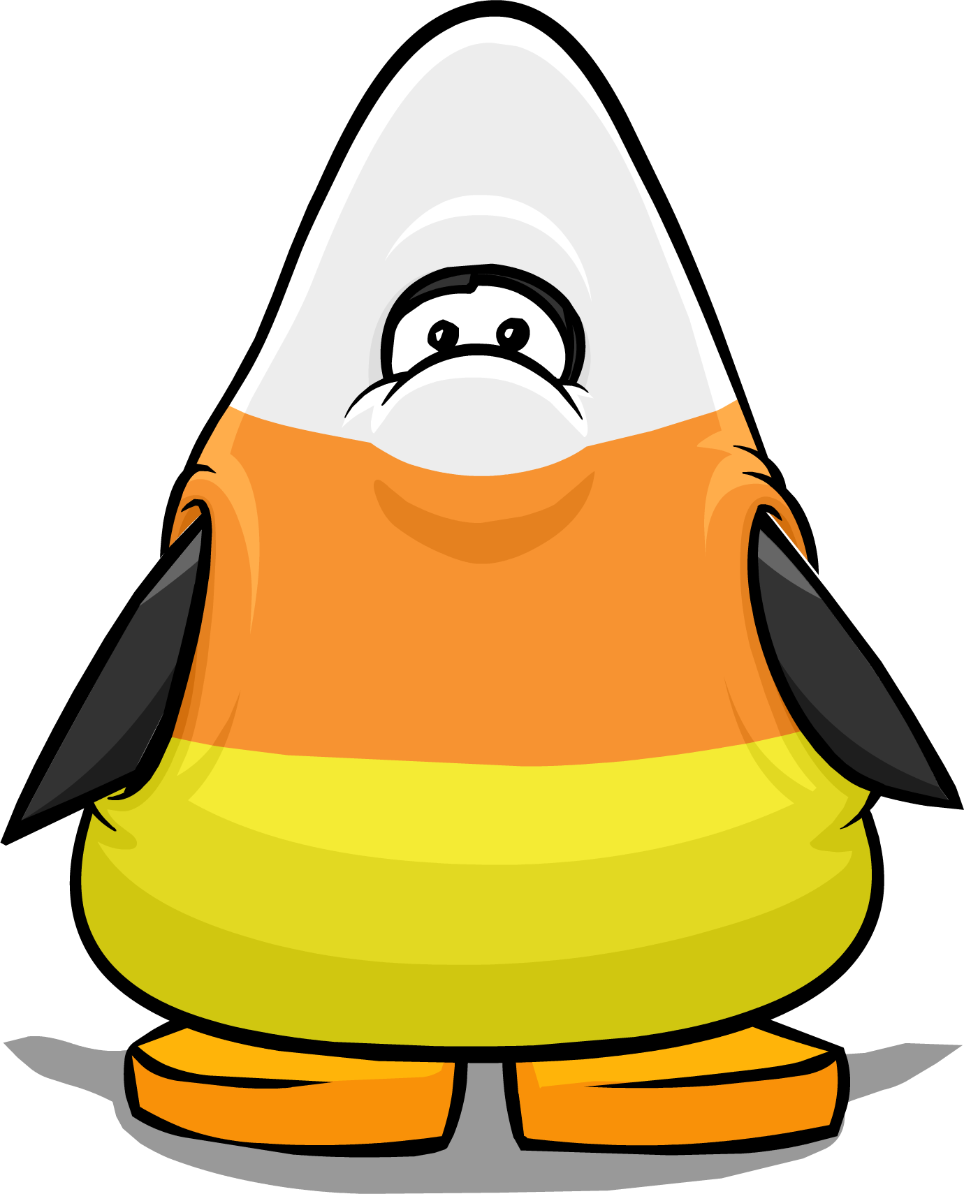 Candy Corn Costume Club Penguin Wiki Fandom Powered - Bucket For A Hat (1380x1710)