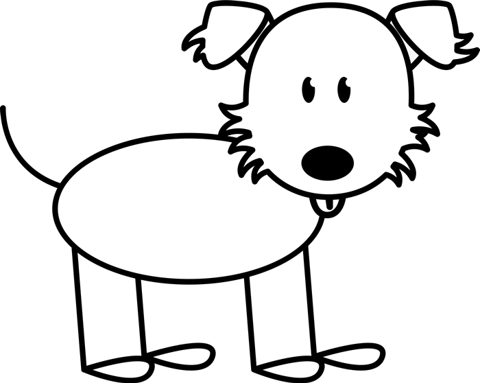 Image Result For Dog Stick Figure - Dog Stick Figure (700x558)