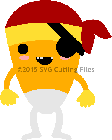 Pirate Candy Corn - Candy Corn (375x466)