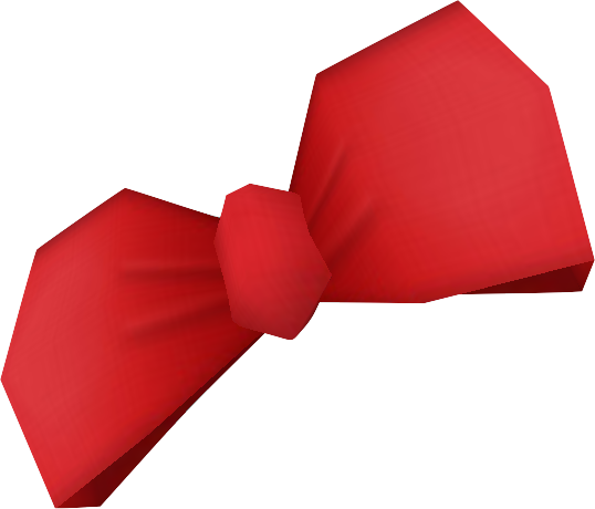 Red Hair Bow - Red Hair Bow Png (538x460)