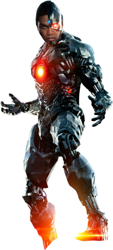 Png Cyborg - Justice League Cyborg Png (734x1088)