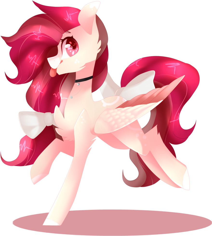 Huirou, Bow, Hair Bow, Oc, Oc Only, Pegasus, Pony, - Cartoon (1012x1024)