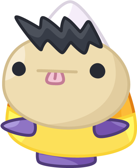 Candy Corn Yerrsher - Oil-paper Umbrella (700x700)