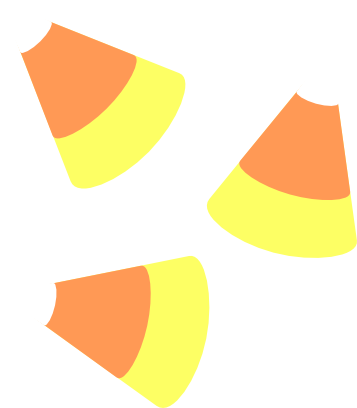 Candy Corn Cutie Mark By Kinnichi - Mlp Candy Cutie Mark (357x408)