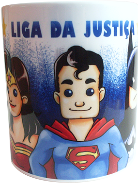 Caneca Liga Da Justiça - Superman (511x510)