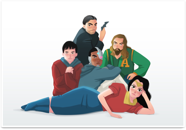 Poster Liga Da Justiça De Studio Bonnie & Clyde Sbcna - Clyde Barrow (800x800)