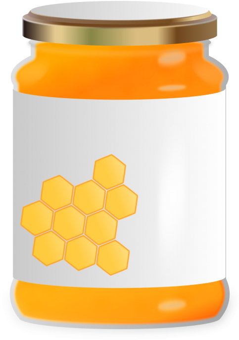 Honey Vector Png Transparent Image - Honey Png (500x714)