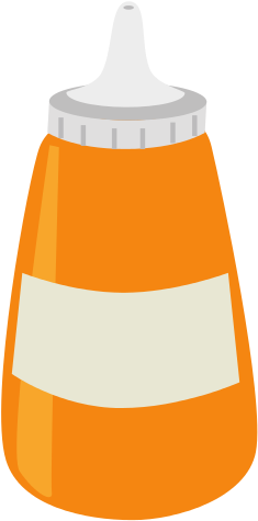 Sauce Bottle Isolated Icon - Sauce Bottle Isolated Icon (550x550)