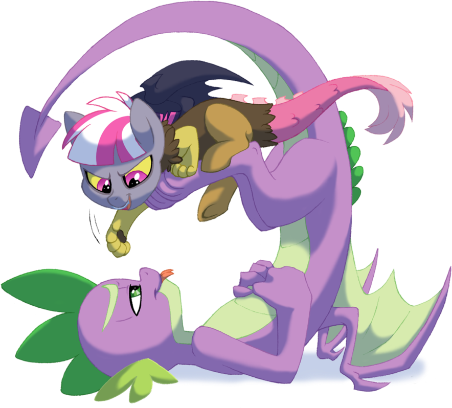 Noiselessly, The Draconequus Slides Forward, Eyes Sharp - My Little Pony Discordia (907x881)