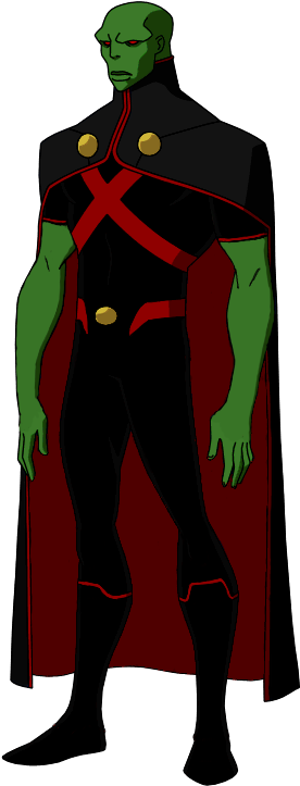 New Earth Martian Manhunter Animated By Kyomusha - Martian Manhunter Young Justice (400x800)