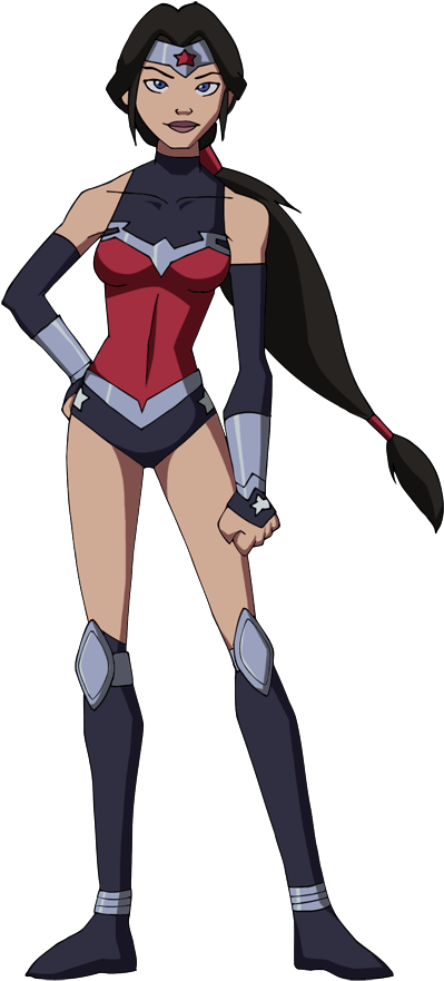 Ou Mais Parecida Com A Das Animações Da Liga - Justice League War Wonder Woman (432x894)