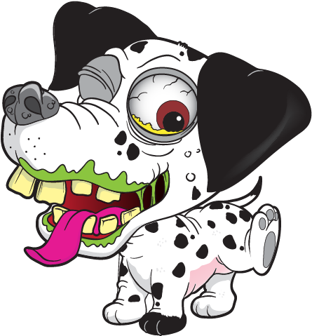 Dirty Dalmatian - Ugglys Pet Shop Cartoon (565x495)