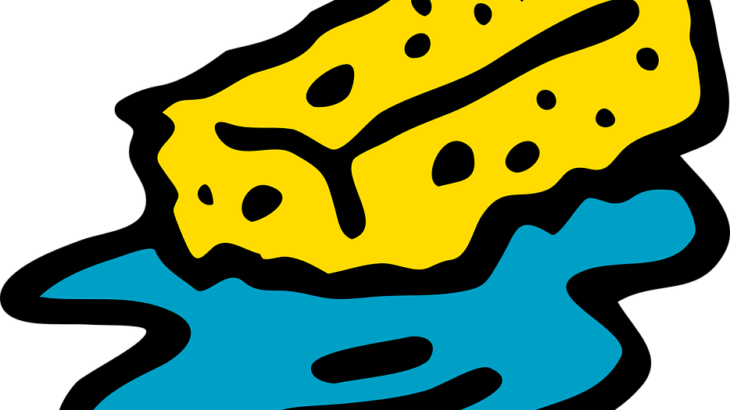 Animated Goalkeeper Diving - Sponge Clip Art (730x410)