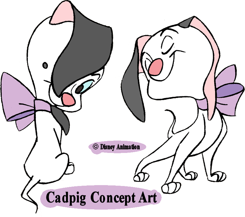 Spinoffs And Other Info - 101 Dalmatians Cadpig (829x735)