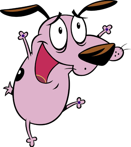 Cartoon Network Clipart Courage The Cowardly Dog - Coraje El Perro Cobarde (445x499)
