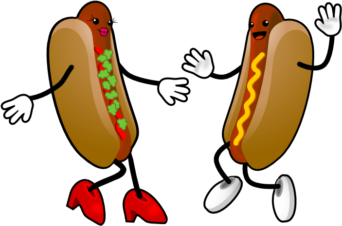Fedora Goes To The Dogs - Hot Dog Love (1400x1050)