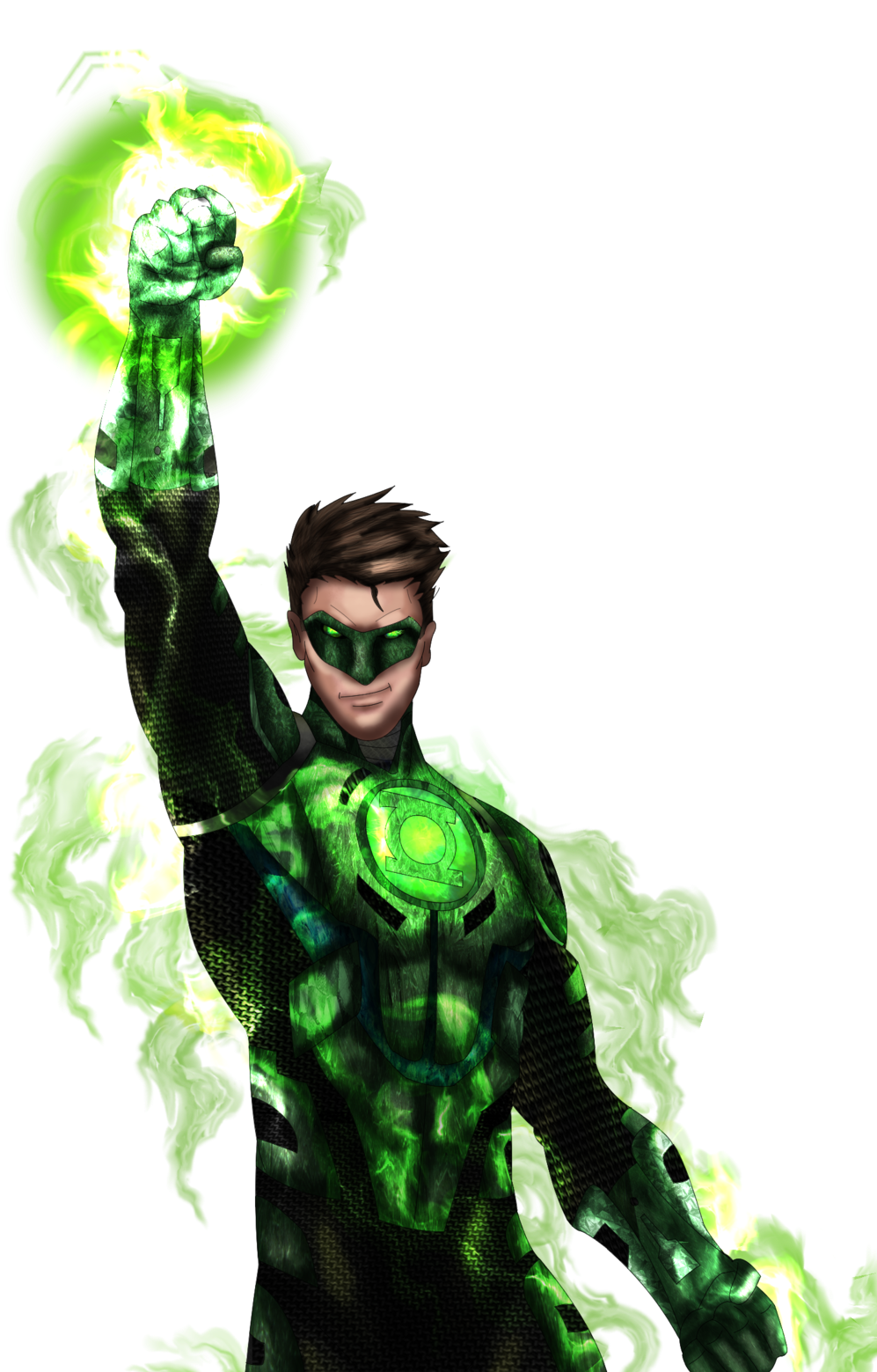 Green Lantern By Gabriel-alvarez - Green Lantern (1024x1564)