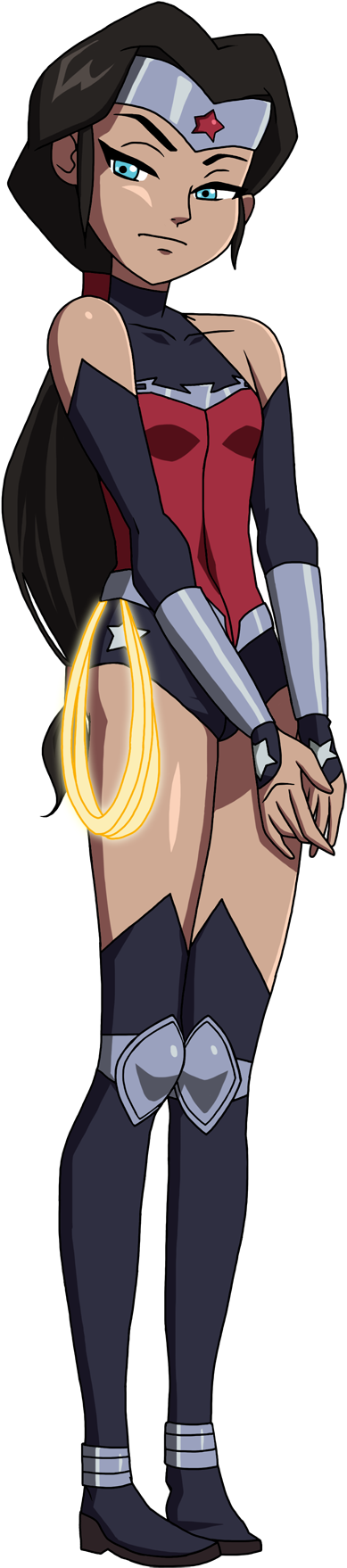 Liga Da Justiça - Wonder Woman Loli (490x1812)