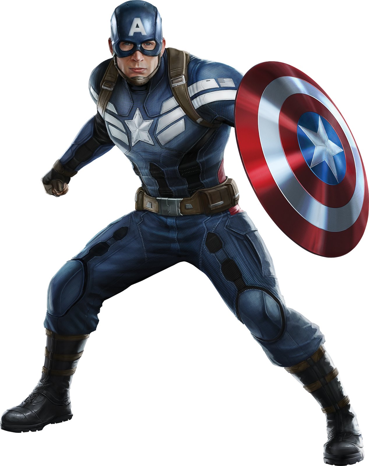 Png Capitão América - Captain America Png (1267x1600)