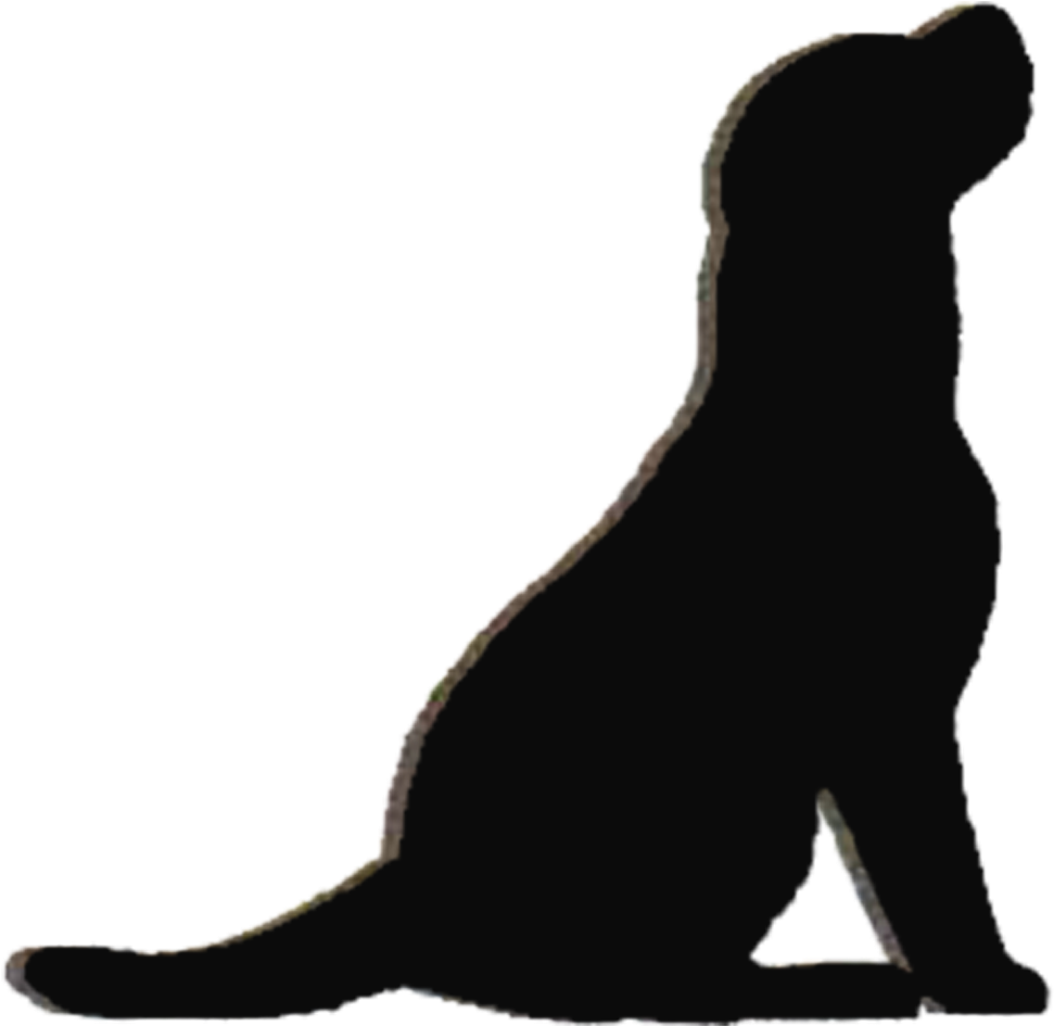 Labrador Retriever Puppy Silhouette Kennel Clip Art - Golden Retriever Puppy Silhouette Clipart Png (1110x1098)