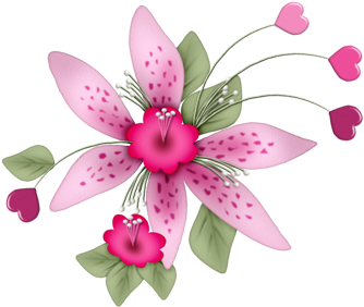 Blumen Bilder - Gloria Name Animated Logo (400x350)