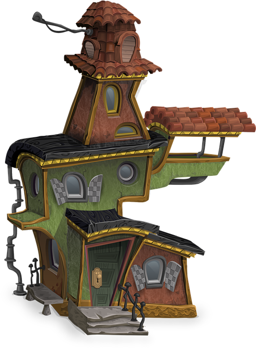 Haunted House Clipart Transparent - House (800x1045)