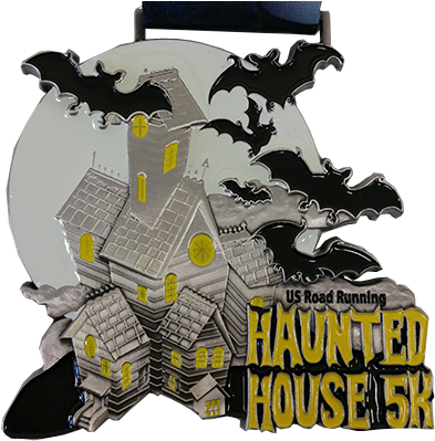Haunted House Virtual 5k - Cartoon (400x400)