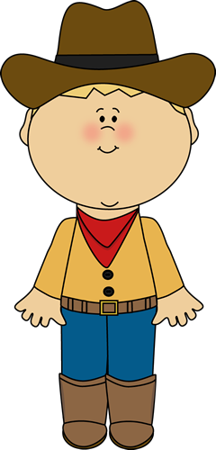Cowboy - Boy Dress Up Clipart (240x500)