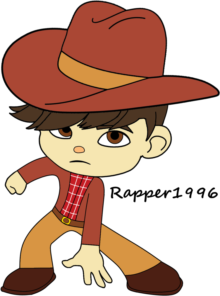 Gloyd As A Cowboy By Rapper1996 - Vanellope Von Schweetz (772x1035)