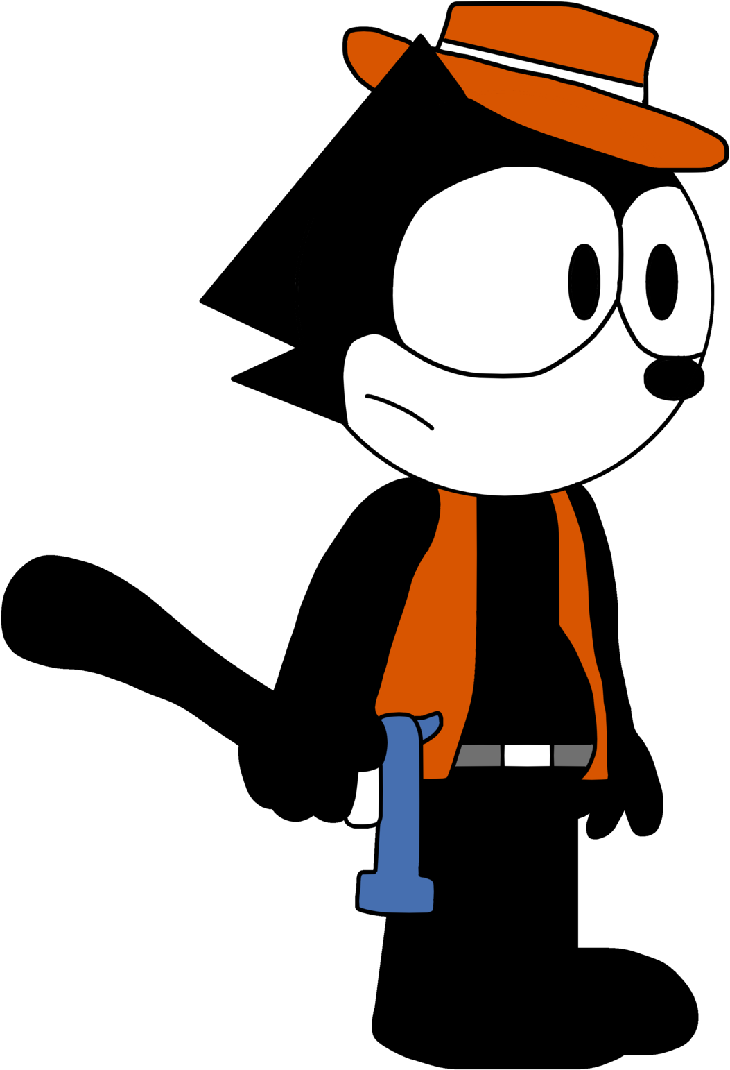 Felix The Cat As Cowboy By Marcospower1996 - Felix The Cat (1600x1579)