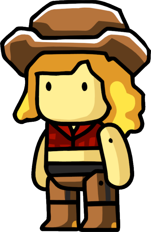 Cowgirl - Scribblenauts Gardener (530x815)