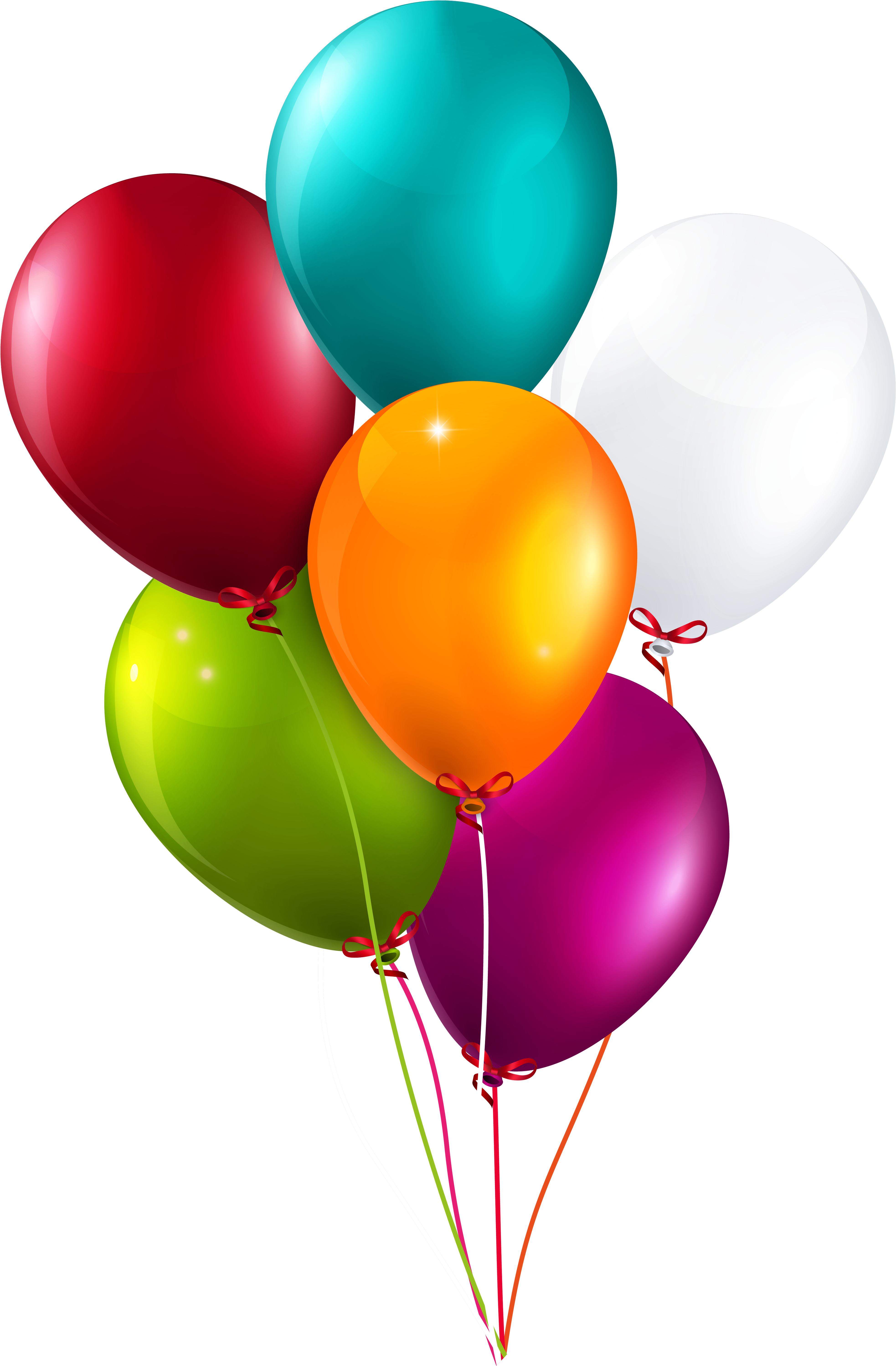 View Full Size - Happy Birthday Balloons Png (4142x6226)