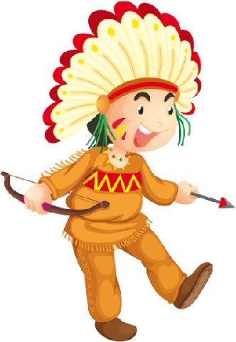 Cowboy And Indian Figures - Native American Indian Emoji (500x500)