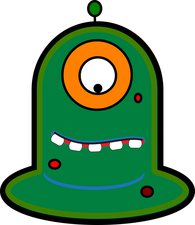 Weird Clipart Funny Alien - Alien (625x720)