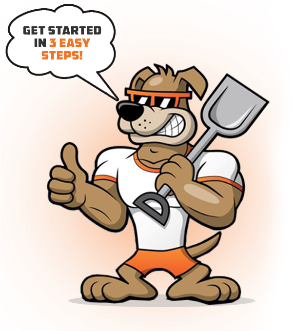 Enjoy A Clean, Poop-free Yard For Your Family And Friends - Cartoon (611x678)