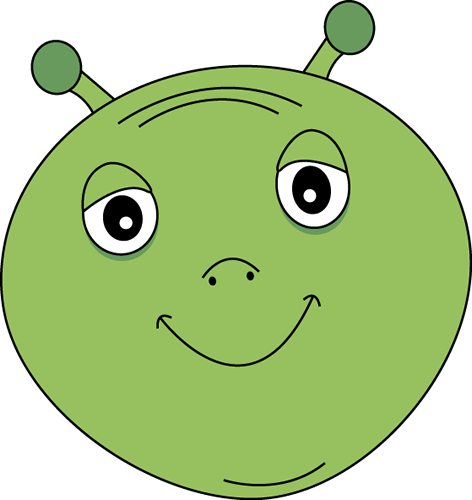 Funny Space Cliparts - Big Head Clip Art (472x500)
