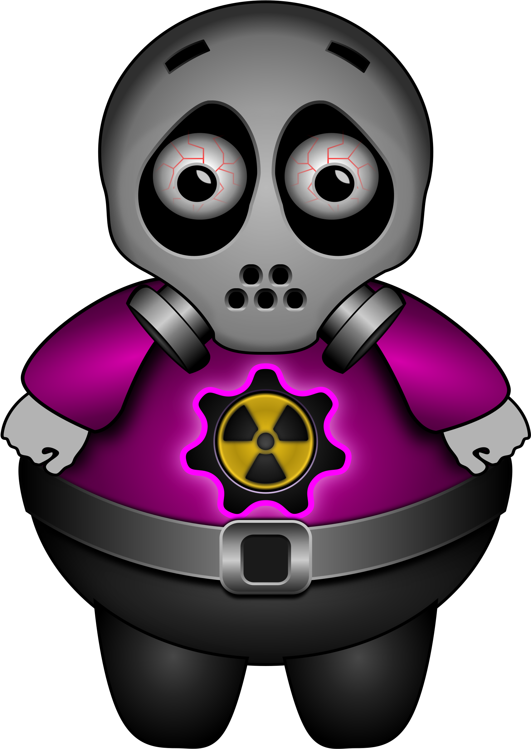 Funny Respirator Cliparts - Alien (1000x1262)