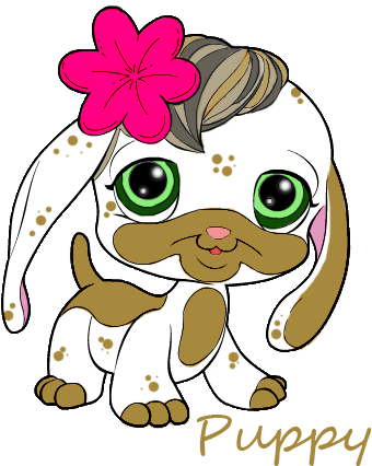 Littlest Pet Shop Puppy By Rayayakuza - Littlest Pet Shop Coloring Pages (375x468)