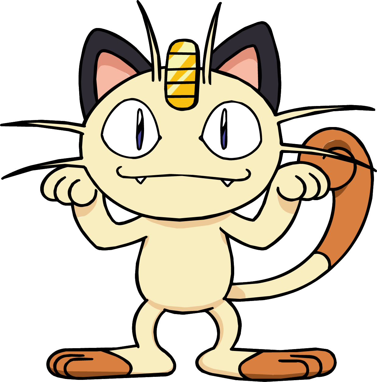 This Image Has Been Resized - Meowth From Pokemon (1238x1254)