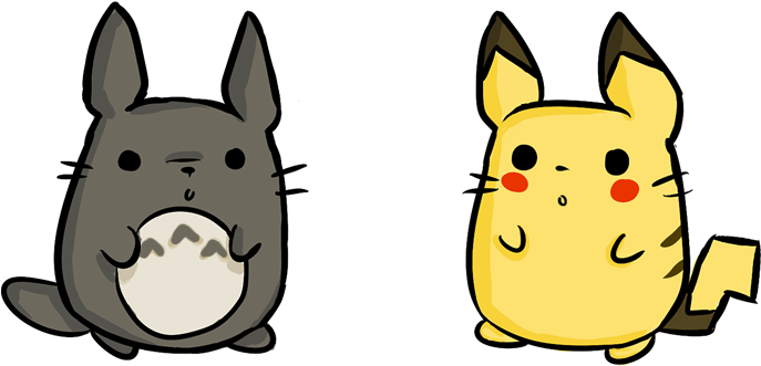 Totoro - Totoro Pikachu (786x567)