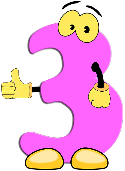 Maths Cartoon 26, Buy Clip Art - ตัวเลข คณิตศาสตร์ Png (480x720)